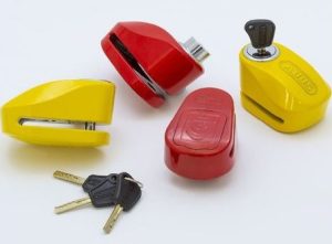 Abus Disc Brake Alarm Lock 277A - Red