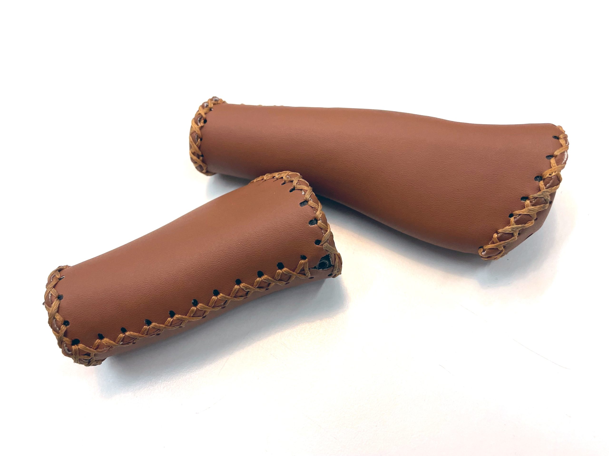 Babboe-style faux leather grips