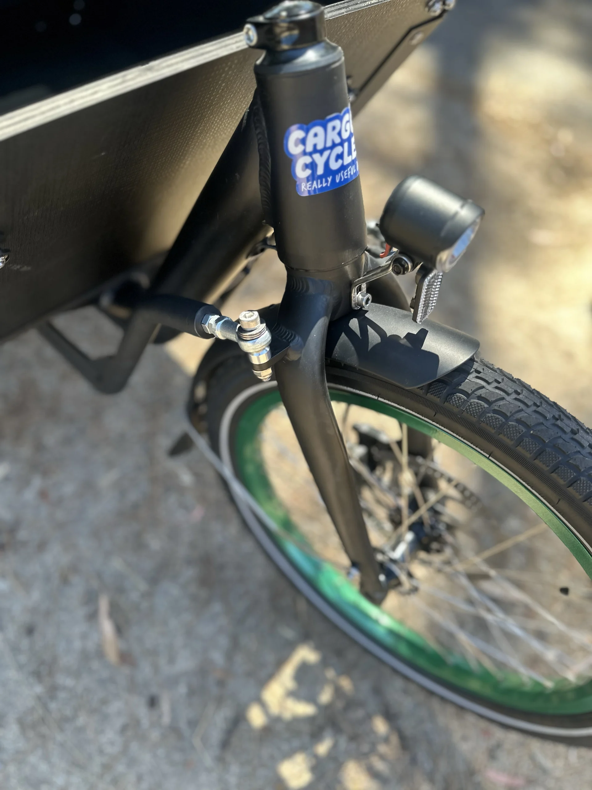Veloomi Roomi front loading cargo bike