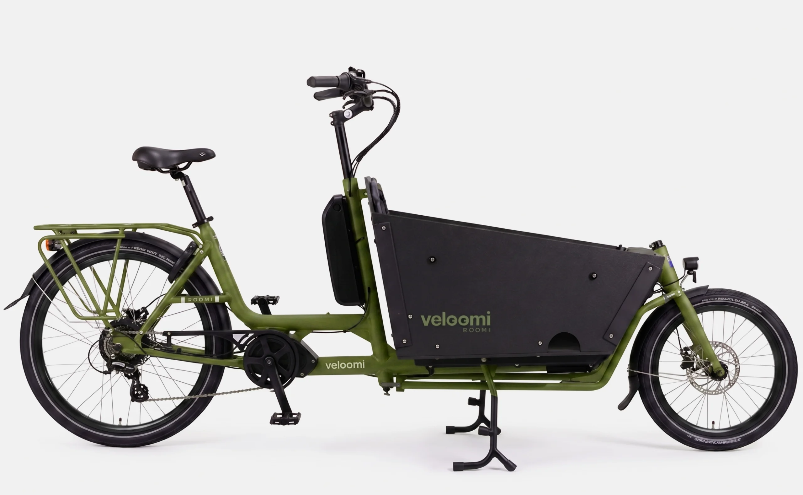 Veloomi Roomi front loading cargo bike