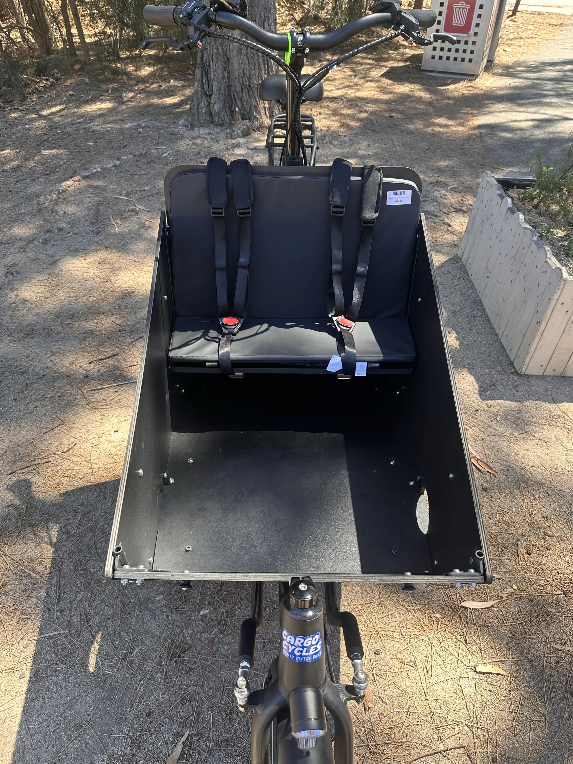 Veloomi Roomi front loading cargo bike